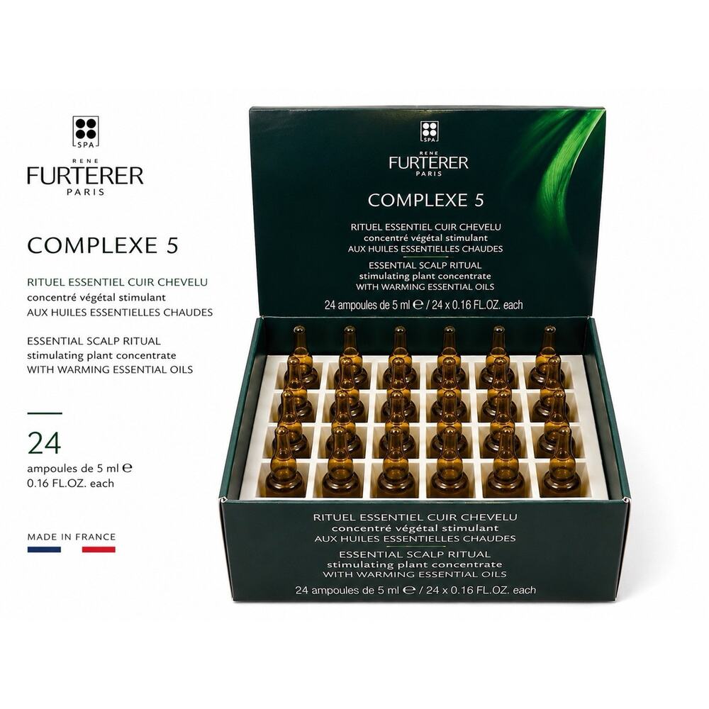 Rene Furterer Complexe 5 Essential Scalp Ritual 24 Ampoules x 5ml Hair Care
